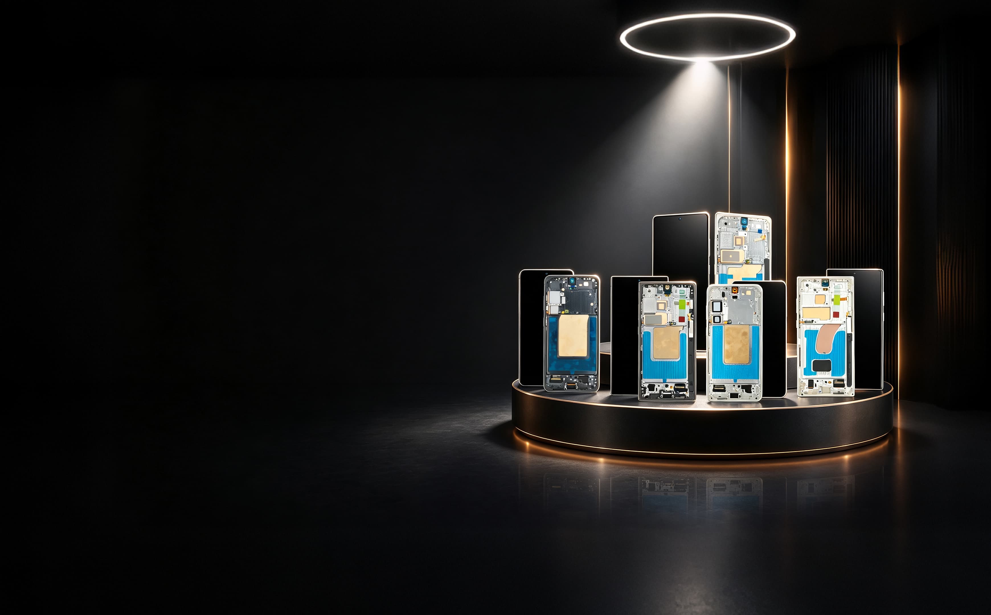Display assemblies compatible with Samsung S series