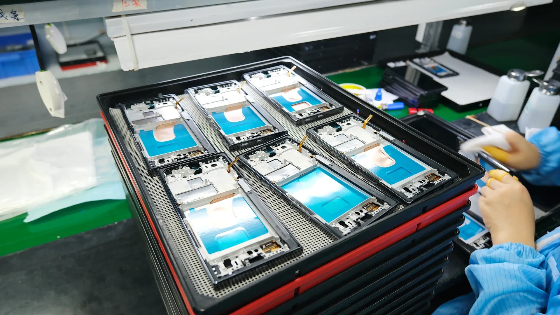 HAODE mobile display assembly workstation